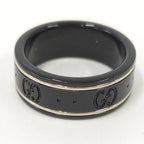 Gucci Icon Ring Ceramic Black Gold