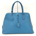Prada Handbag Leather Blue — view 2