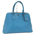 Prada Handbag Leather Blue
