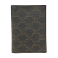 Celine Passport Case Triomphe Leather Brown