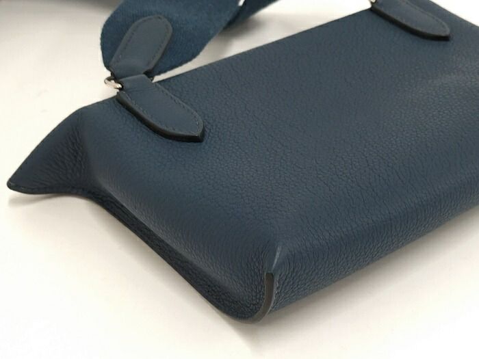 Hermes Vidoposh Shoulder Bag Togo Navy — view 5
