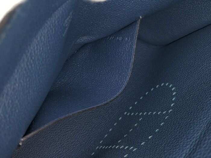 Hermes Vidoposh Shoulder Bag Togo Navy — view 9