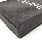 Celine Vertical Cover Mini 2-Way Shoulder Bag Triomphe Leather Brown — view 3
