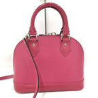 Louis Vuitton Alma BB 2-Way Handbag Epi Leather Hot Pink — view 2