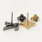 Louis Vuitton Earrings Plated Gold Black — view 3