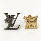 Louis Vuitton Earrings Plated Gold Black