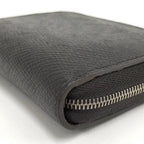 Celine Small Zip Wallet Compact Leather Dark Gray — view 4