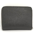 Celine Small Zip Wallet Compact Leather Dark Gray — view 3