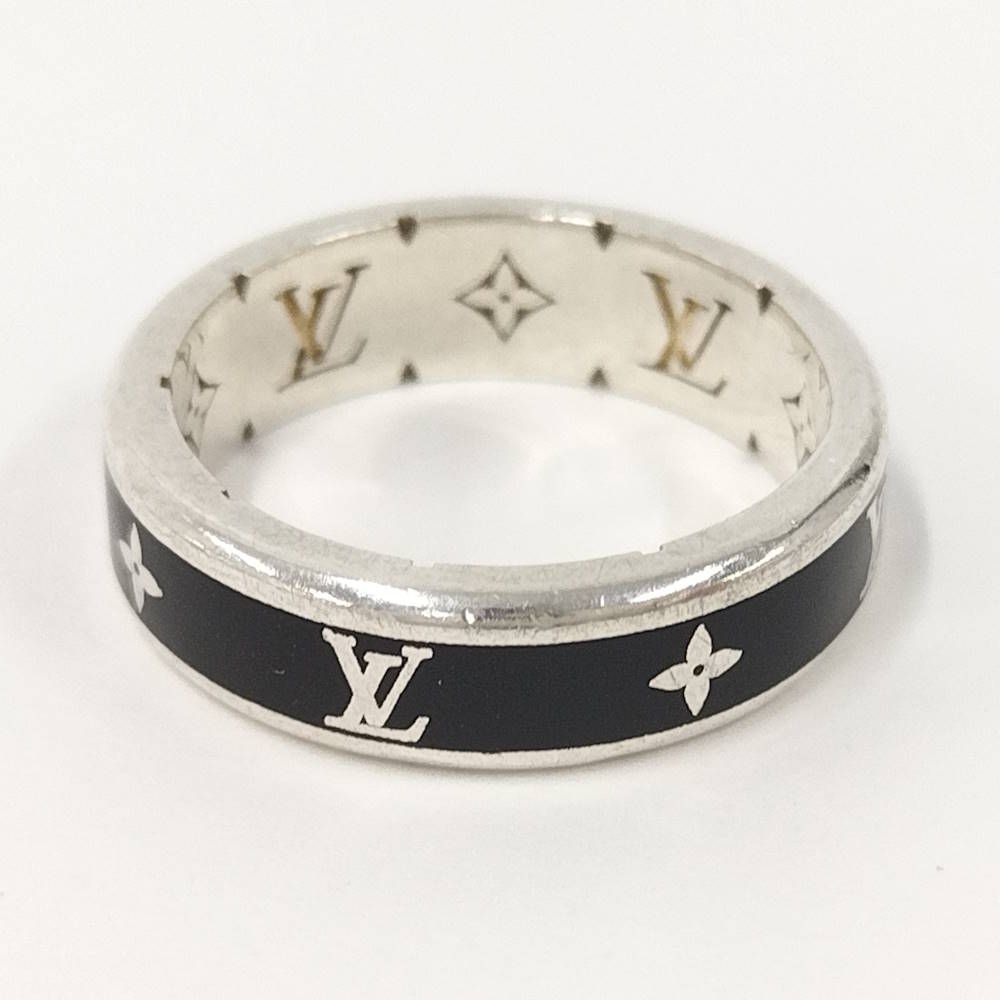 Louis Vuitton Ring Spike Silver Black — view 2