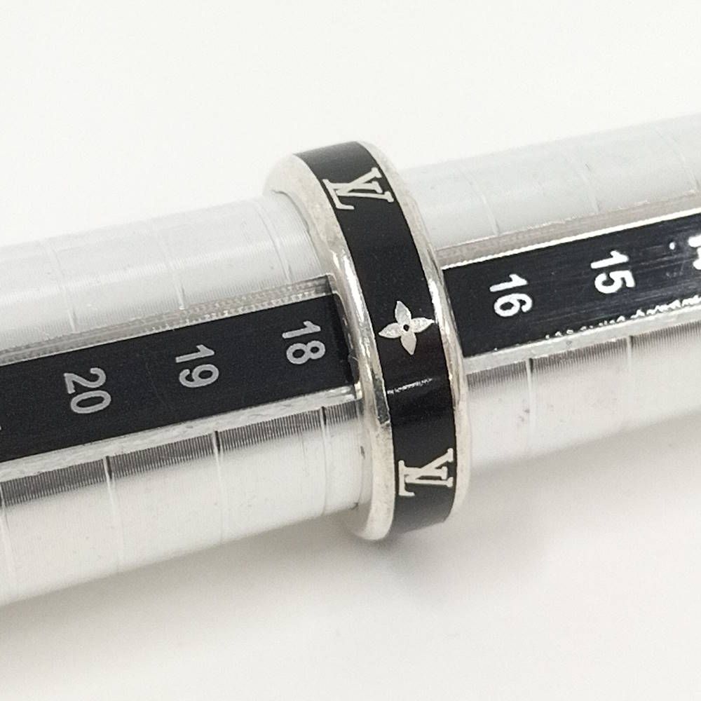 Louis Vuitton Ring Spike Silver Black — view 7