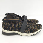 Fendi Zucchino Sneakers Black Khaki — view 3
