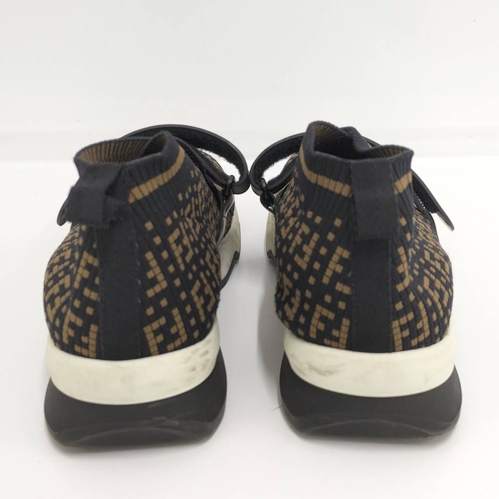 Fendi Zucchino Sneakers Black Khaki — view 5