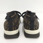 Fendi Zucchino Sneakers Black Khaki — view 5