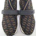 Fendi Zucchino Sneakers Black Khaki — view 9