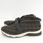 Fendi Zucchino Sneakers Black Khaki — view 2
