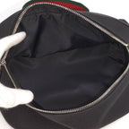 Gucci Shoulder Bag Nylon Canvas Black — view 9