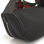 Gucci Shoulder Bag Nylon Canvas Black — view 5