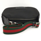 Gucci Shoulder Bag Nylon Canvas Black — view 2