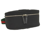 Gucci Shoulder Bag Nylon Canvas Black