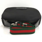 Gucci Shoulder Bag Nylon Canvas Black — view 2