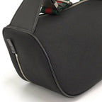 Gucci Shoulder Bag Nylon Canvas Black — view 5