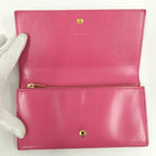 Saint Laurent Wallet Leather Pink — view 3