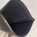 Hermes Card Case Diavolo Navy Leather — view 6