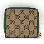 Gucci Bifold Wallet GG Canvas Green — view 3