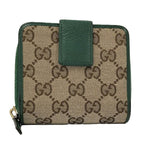 Gucci Bifold Wallet GG Canvas Green
