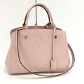 Louis Vuitton Montaigne MM 2-Way Shoulder Bag Empreinte Pink