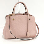 Louis Vuitton Montaigne MM 2-Way Shoulder Bag Empreinte Pink