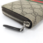 Gucci Sherry Line Zip Around Wallet Brown — view 4