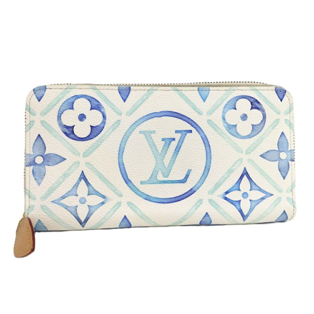 Louis Vuitton Zippy Wallet by the Pool Lagune Monogram Tile