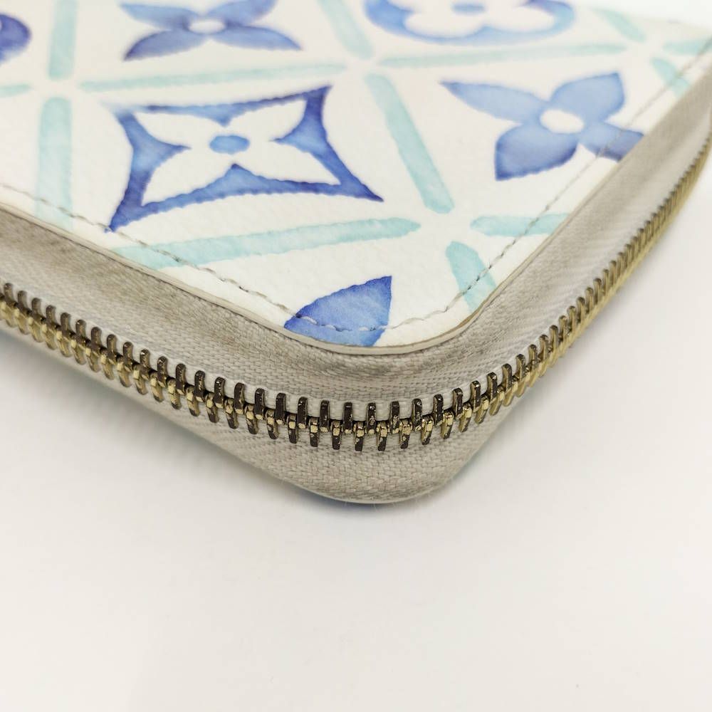 Louis Vuitton Zippy Wallet by the Pool Lagune Monogram Tile — view 4
