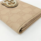 Gucci Card Case Leather Beige — view 6