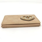 Gucci Card Case Leather Beige — view 5