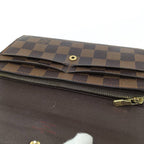 Louis Vuitton Portefeuille Sarah Bifold Wallet Damier Ebene — view 8