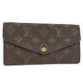 Louis Vuitton Bifold Wallet Portefeuille Sarah Monogram Coquelicot