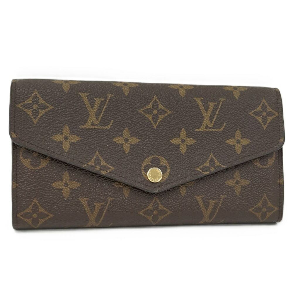 Louis Vuitton Bifold Wallet Portefeuille Sarah Monogram Coquelicot