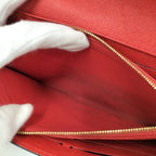 Louis Vuitton Bifold Wallet Portefeuille Sarah Monogram Coquelicot — view 8