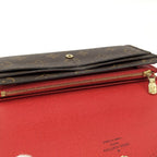 Louis Vuitton Bifold Wallet Portefeuille Sarah Monogram Coquelicot — view 7