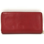 Gucci Zip Around Wallet Interlocking Soho Leather Red — view 3