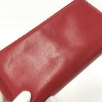 Gucci Zip Around Wallet Interlocking Soho Leather Red — view 6