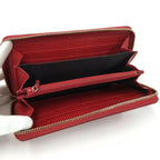 Gucci Zip Around Wallet Interlocking Soho Leather Red — view 2