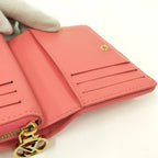 Louis Vuitton Bifold Wallet Portefeuille Monogram Embossed Lambskin Pink Sky — view 7