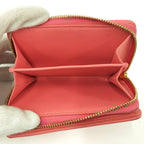 Louis Vuitton Bifold Wallet Portefeuille Monogram Embossed Lambskin Pink Sky — view 9