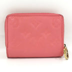 Louis Vuitton Bifold Wallet Portefeuille Monogram Embossed Lambskin Pink Sky — view 3
