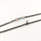 Chanel Necklace CC Logo Costume Pearl Rhinestone Silver Metal Plated — view 6