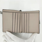 Loewe Compact Zip Wallet Bifold Leather Green — view 2