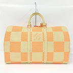 Louis Vuitton Keepall Bandouliere 50 Boston Bag Collection Damier Giant Raffia — view 2